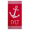 SCHIETWETTER Sylt Unisex Beach Towel, 180 x 88 cm, XXL