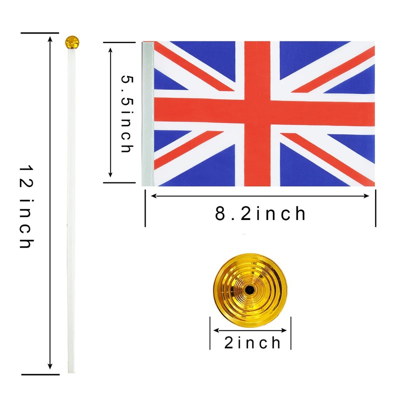 GentleGirl Countries World International Table Flags (24pack)