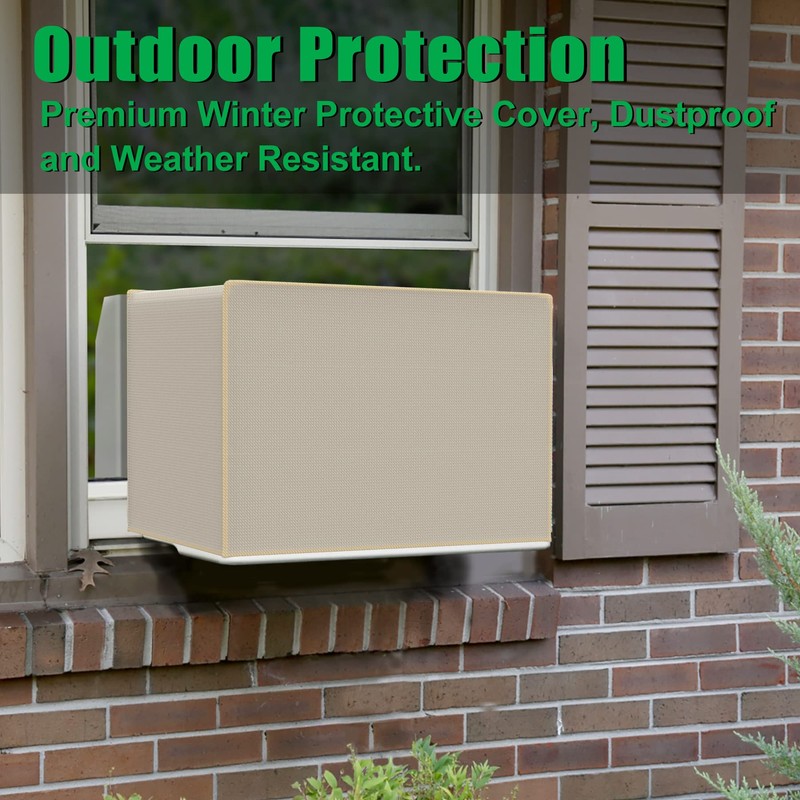 Forestchill Window Air Conditioner Cover for U-shaped 8,000/10,000/12,000 BTU Window