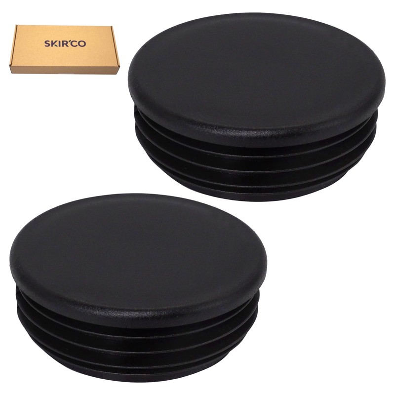SKIR'CO (2 pcs) Round Tube Inserts 76 mm, Fence Post