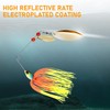 Dr.Fish 30 Pack Fishing Spinner Blades Willow Blade Gold Silver