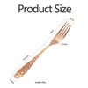 7.28" Copper Dinner Forks Copper Dinner Forks, Mirror Finish &