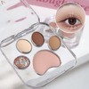 ZVEV Eye Shadow Paw Palette, Natural, Cat, 5 Colors, Eye