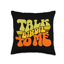 Talk Birdie To Me Throw Pillow