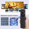 Voice Remote Control Replacement for AMZ-FireStick 3rd Gen+ Luminous Cover