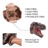 Andux Dinosaur Hand Puppet Realistic Soft Rubber Interactive Role Play