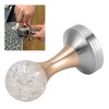 Crystal Ball Coffee Flat Tamper Stainless Steel Base Powder Hammer