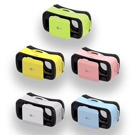 Virtual Reality Headsets for Smartphones (White, Blue, Pink, Yellow, Green) (Yellow)