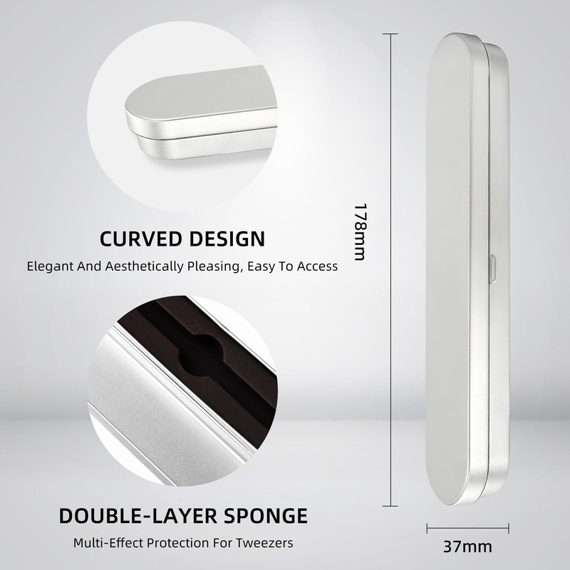 Boxwood Pointed Tweezers Precision Anti-Magnetic Tweezers Lightweight High-End Pointed for