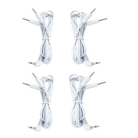 TENS Cable Connector DC 2.5 mm Pin 2 mm Connection for TENS Unit Physiotherapy Device Pack of 4