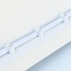 8mm Round White Cable Clips, Pack of 100 - for