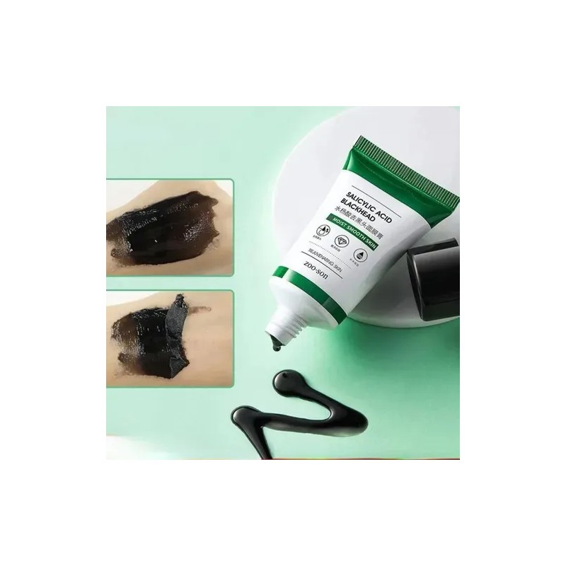 Mascarilla Negra Facial Bambu Elimina Puntos Negros Nariz F