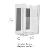 Magna Visual Magnetic Acrylic Pocket Marker Holder, Whiteboard Accessory