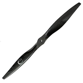 XOAR PJT1-E 26 Inch 2-Blade 1K Carbon Fiber Electric RC Airplane Propeller Prop for Electric Fixed-Wing RC Planes (1K) (26x12 Tractor)