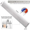 Ninonly 12 Inch Magnetic Knife Strip, Premium Stainless Steel Wall