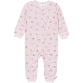 Gerber Baby Girls' Loose-Fit Polyester Jersey Footless Pajamas, Fruits