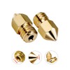 Yoholda 12PCS 3D Printer Nozzle, 0.4mm Brass Nozzles, High Temperature