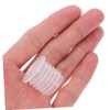 LABRIMP 100pcs Clear Plastic Stoppers for Wine Bottles Shaker Plugs