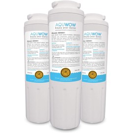 Refrigerator Water Filter Replacement for UKF8001, 4396395, EveryDrop(R) EDR4RXD1, Pur FILTER 4, and 46-9005 – NSF Certified Clean, Purified Drinking Water (3-Pack Premium, 3, Count)