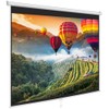 Pyle Manual Pull-Down Projector Screen - Universal 72-inch Roll-Down Retractable