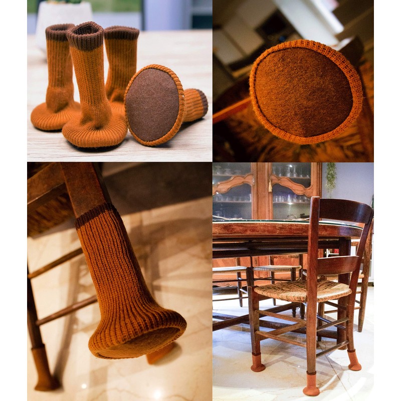 3 x Chair Leg Sleeves 4 to 5 cm