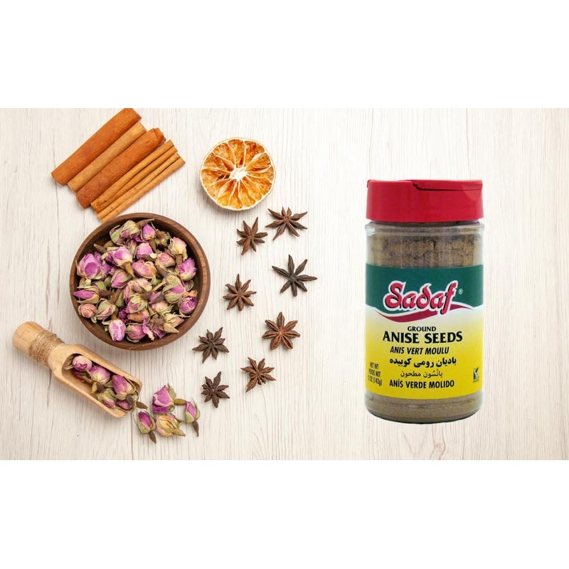 Sadaf Anise Seeds Ground - Anise Powder for Cooking and