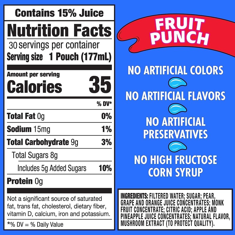 Kids Juice Beverage Variety Pack - 6 Fl Oz -(40