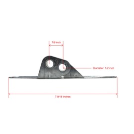 The ROP Shop (Pack of 10) Overhead Garage Door #2 Hinges, Narrow Body for Edge Panel Mounting