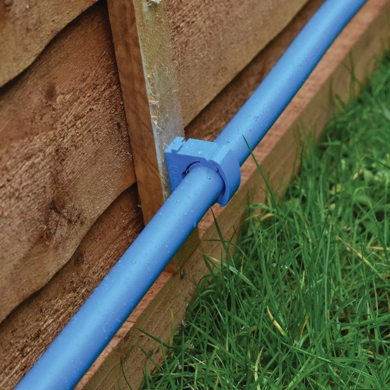 ROHANS Single 15mm HINGED Pipe Clips TS15 for PIPEWORK Black,