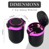 Car Ashtray with Lid Smell Proof,Stylish Portable Smokeless Ashtray for