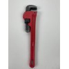 Alltrade Heavy-Duty Straight Pipe Wrench 14" 14-inch Plumbing Wrench Red