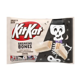 HAL KIT KAT Vanilla Breaking Bones Snack Size Laydown Bag, 10.29 oz, 22 ct