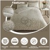 GC GAVENO CAVAILIA Antoinette Duvet Cover, Polycotton, Natural, Single