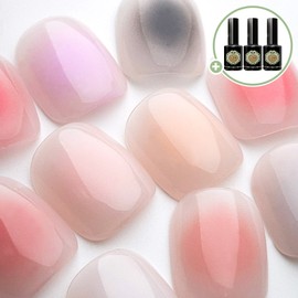 DIAME Diamy Baby Boomer Daily Mood Syrup Gragel Cheek Nail 10 Piece Set / 다이아미 베이비부머 데일리무드 시럽그라젤 치크네일 10종 세트