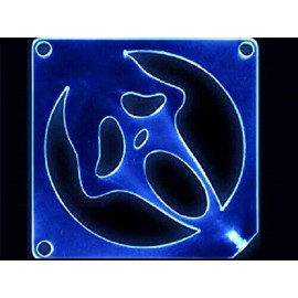 StarTech Mutant Mods Acrylic Blue LED-80mm Fan Guard-Scary Ghost