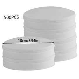 500 hojas de papel para hamburguesas de 3.94 pulgadas,Hojas Papel Antiadherente Horno Papel Redondo para Hamburguesas, de grado alimenticio, para preparar y almacenar hamburguesas y más