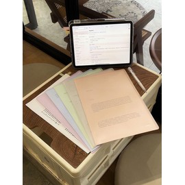 Bombinate L Shape Folder A4 10 pcs Color 5 Colors Plastic Clear File