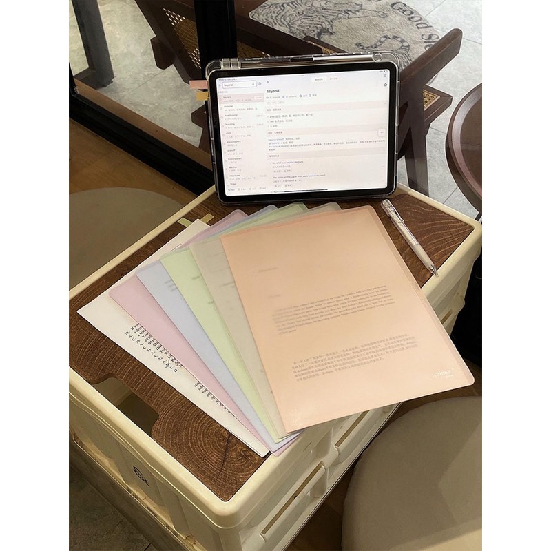 Bombinate L Shape Folder A4 10 pcs Color 5 Colors