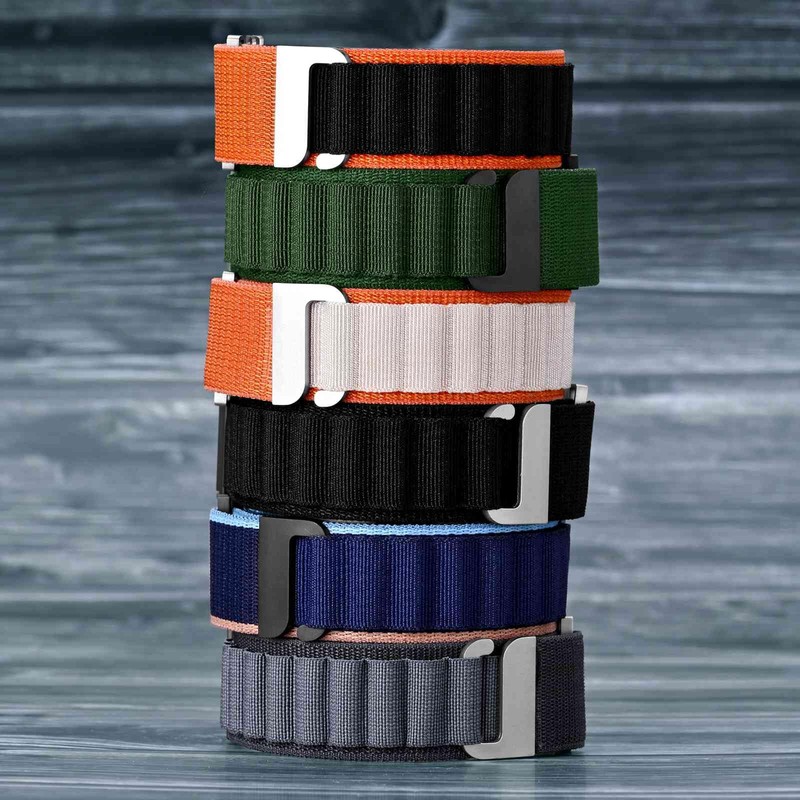 [WOCCI] 18mm 20mm 22mm Watch Band, Sporty Nylon Watch Strap,