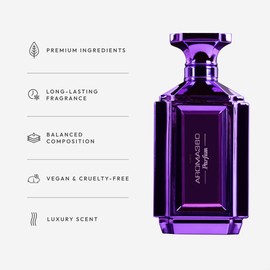 Aroma360 Women's Perfume - Luxurious Fragrance - Notes of Neroli Flower, Peppercorn & Amber - Purple, 100mL/3.38 fl oz