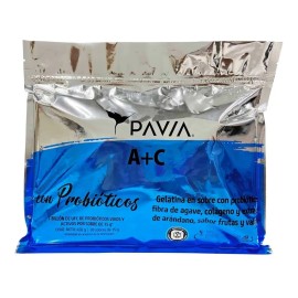 Probióticos Pavia con 1 billón vivos y activos L. Acidophilus y L. Rhamnosus, sabor frutas y vainilla