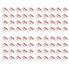19mm 80pcs Binder Clips Strong Clamping Force Metal Hollow Tail