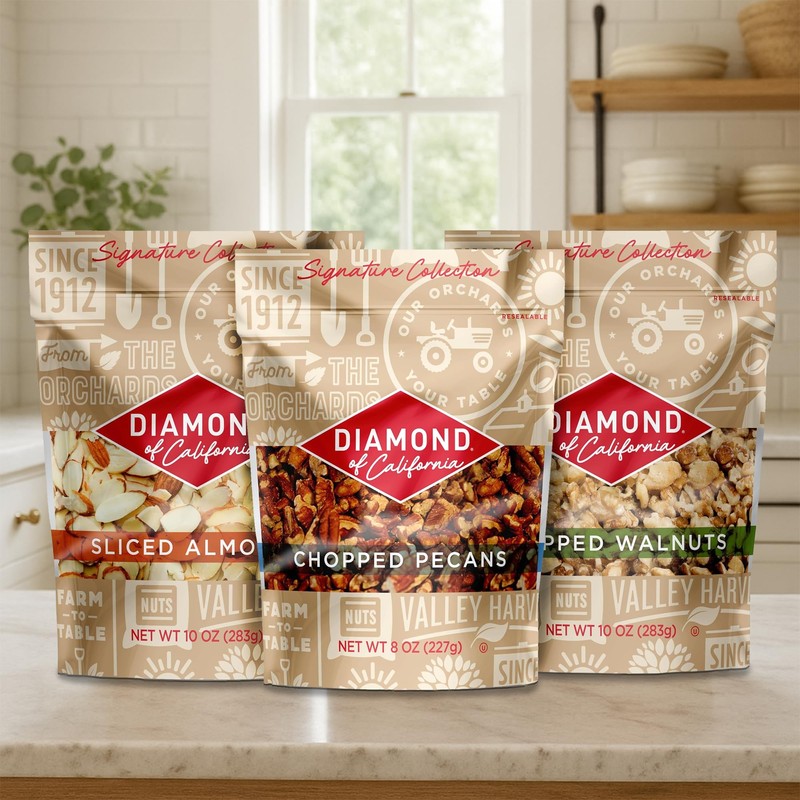 Diamond of California Signature Collection Sliced Almonds for Wholesome Snacking