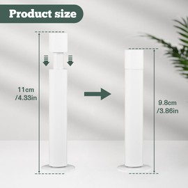 EUIOOVM Mounted Door Stoppers, Spring Door Stop, Wall Mounted Adjustable Metal Door Stopper Heavy Duty Sound Dampening Door Bumpers for Home Office Use