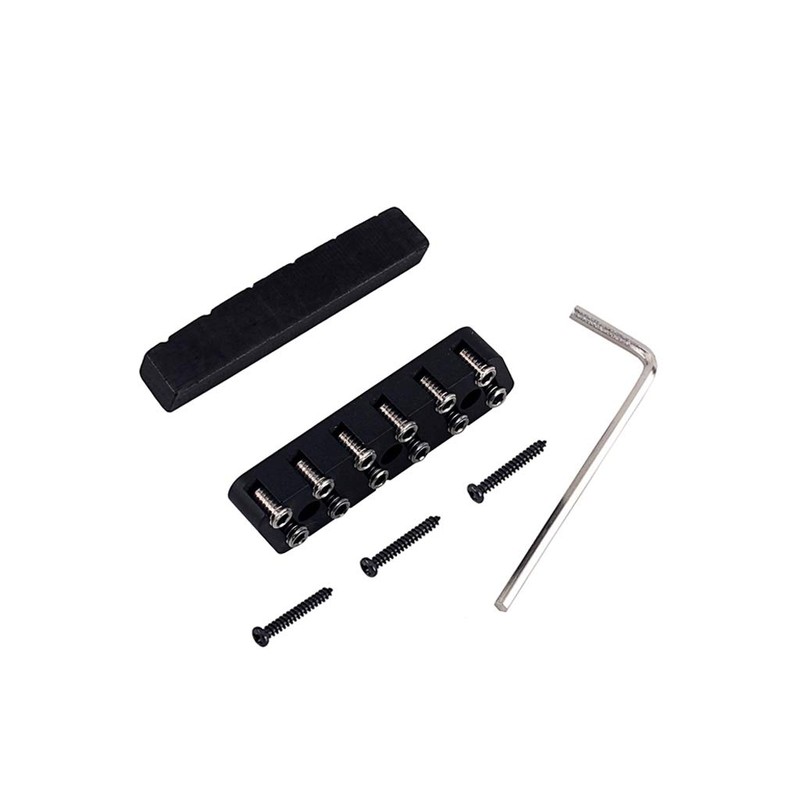 Alnicov Headless Guitar 6 String Locking Nut Stop Nuts Guitars