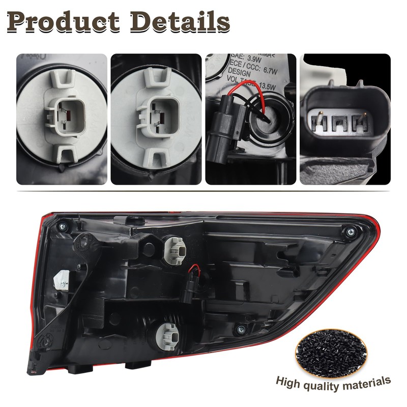 KAMDKI LH LED Tail light Assembly Fit for 2014 2015
