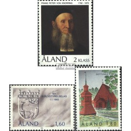 Finland - Aland 56,65,78 (complete.issue.) unmounted mint/never hinged ** MNH 1992/93 Knorring, Administration, Church (Stamps for collectors)