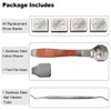 43 Pcs Callus Shaver for Feet Set, (1 Stainless Foot
