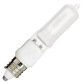 Satco S1915 120V 75-Watt T4 E11 Base Light Bulb, Frosted
