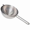 HiSteng 7-Inch Stainless Steel Strainer Colander with Handle, 1.5 Qt,